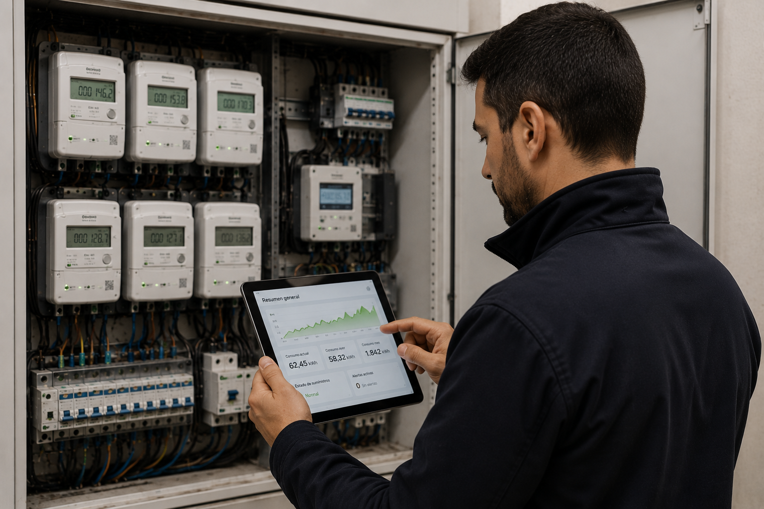 Sistema de telemedida y monitorización energética